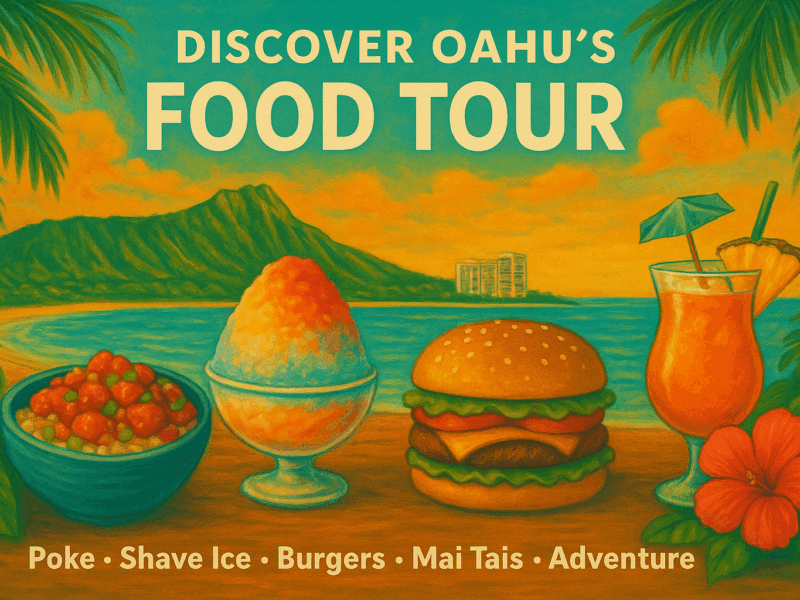 Honolulu Tour: Food, Shopping, & Walking