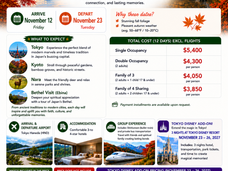 2027: November 12-23